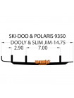 Коньки для лыж снегоходв Ski-Doo и Polaris DS4-9350